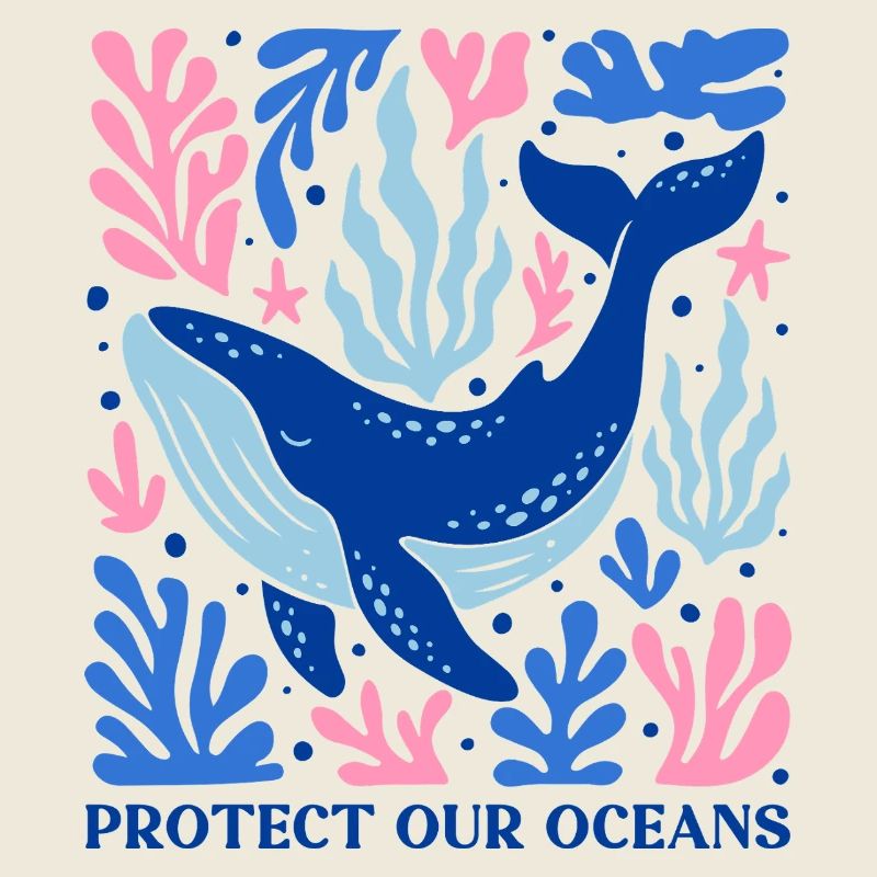 Ozeane Retten Boho Protect Our Oceans Wal
