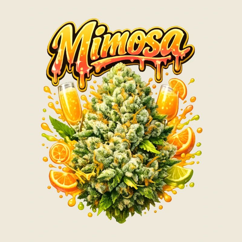 Mimosa Graffiti Print