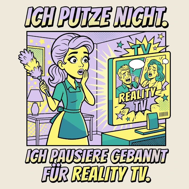 Reality TV Putzpause Humor Design