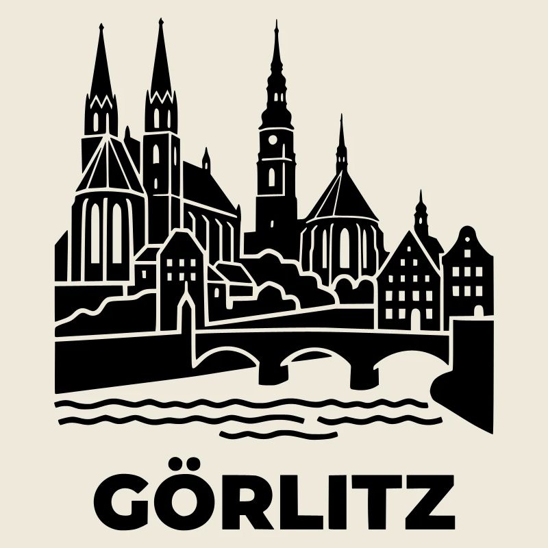 Görlitz Silhouette Wahrzeichen