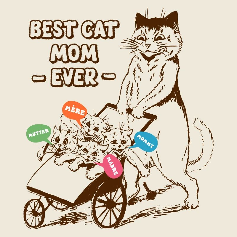 Meilleur graphique de famille de maman de chat