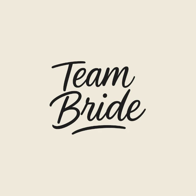 Lettering for the wedding outfit, bachelor party