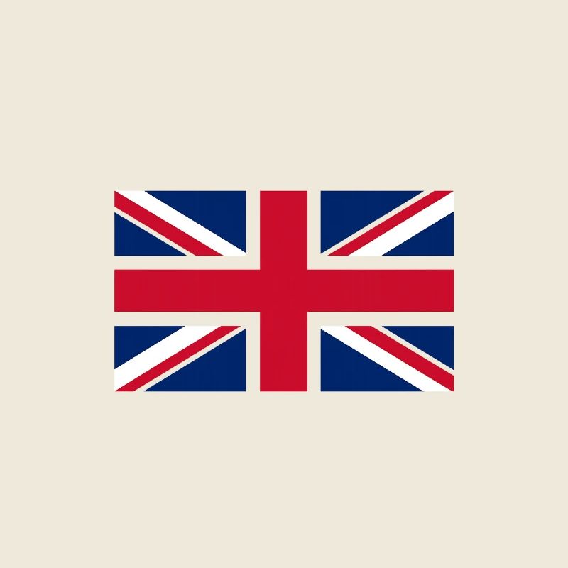 Stylised Flag Cross Diagonals UK