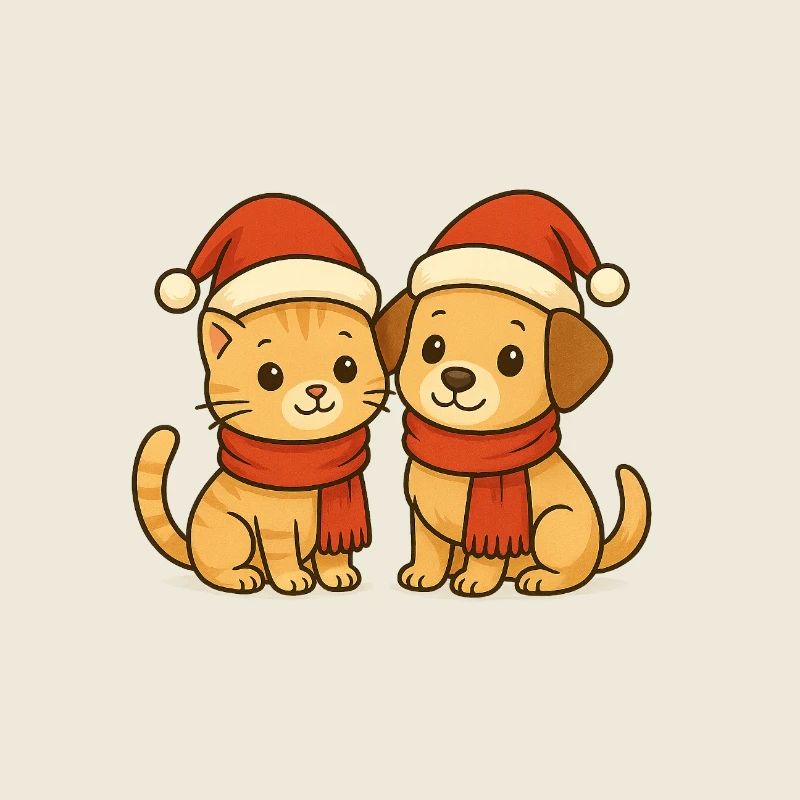Duo de Noël Amis de compagnie