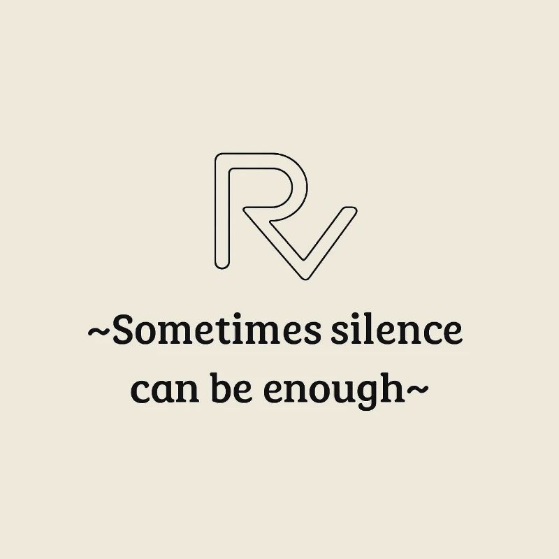 RV Manchmal reicht Stille