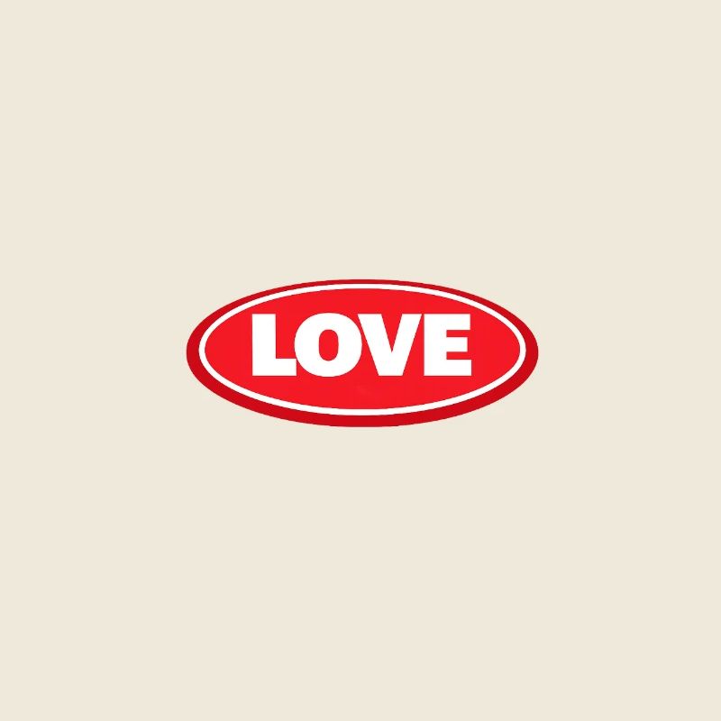 Cooles Stylisches Love Logo