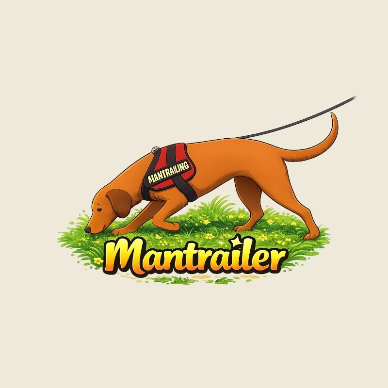 Mantrailer Hund Spürhund Maintrailing