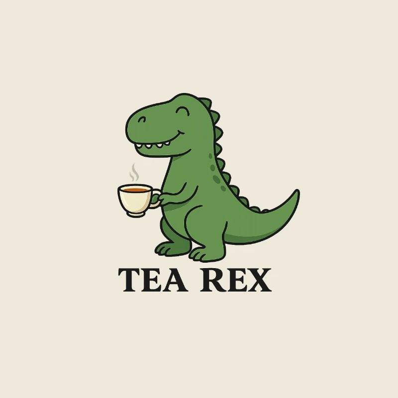 Tea Rex Dino mit Tee