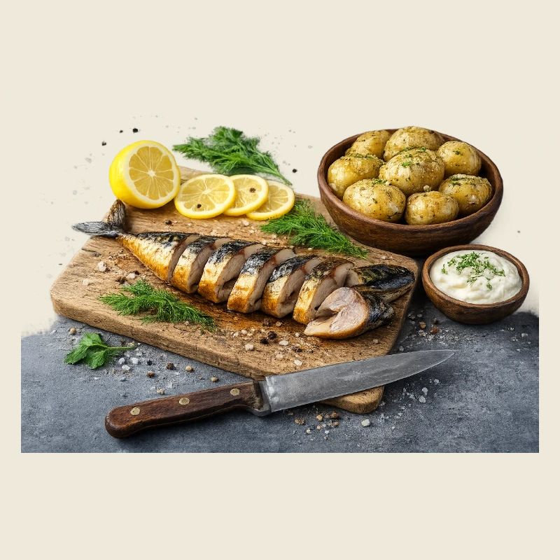 geräucherte Makrele