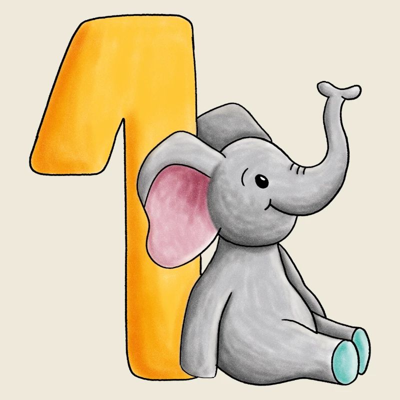1er anniversaire éléphant
