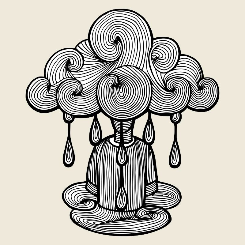 Cloud Monday rain, Monday is bad ...