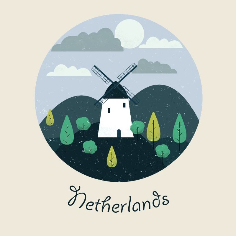 Süßes großes Niederlande Logo Geschenk Idee