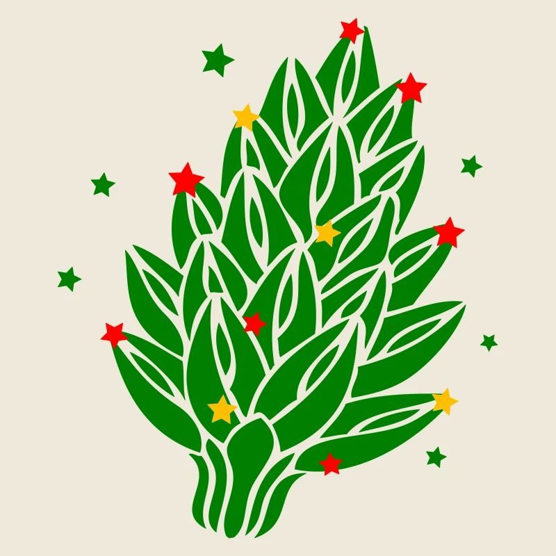 Arbre de Noël, pommes de pin