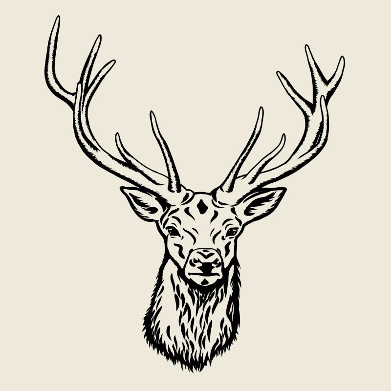 Red Deer Portrait