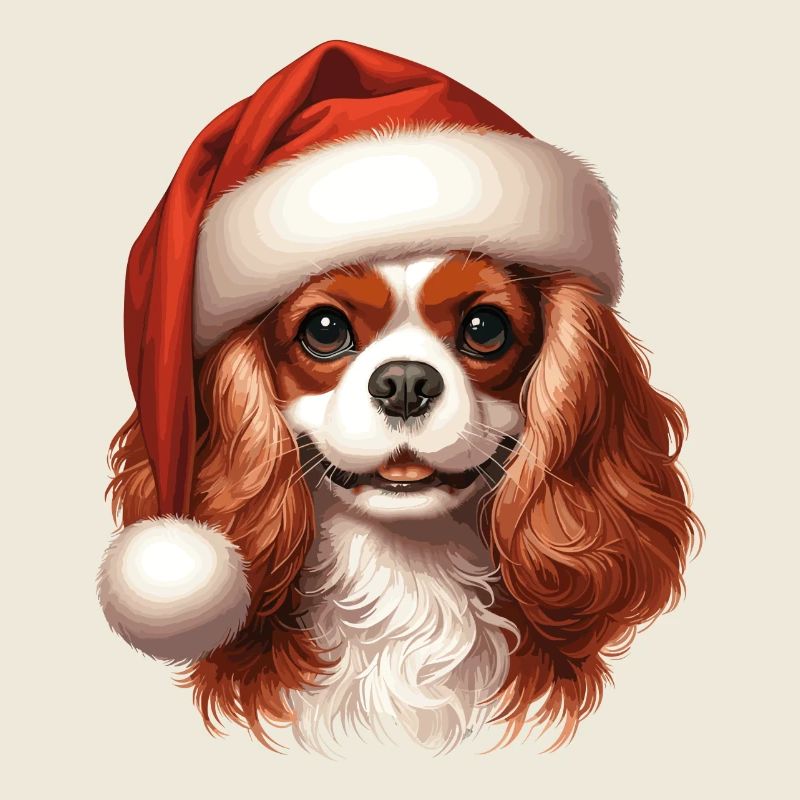Weihnachts-Cavalier König Charles Spaniel