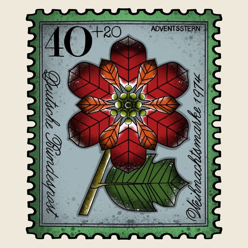 Briefmarke Adventsstern