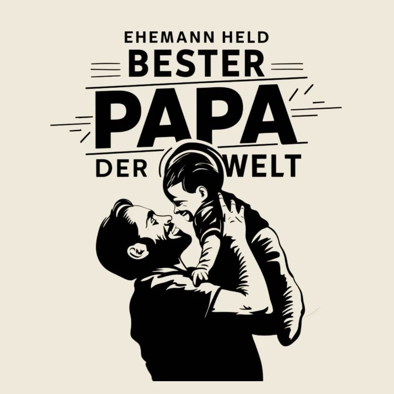 Ehemann Held bester Papa der Welt