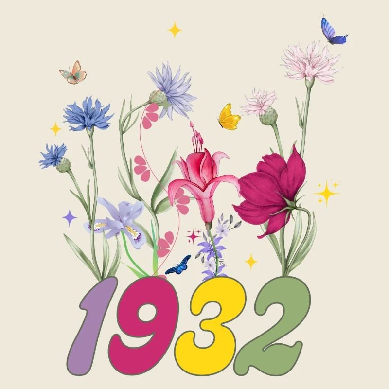 Année de naissance 1932 fleurs sauvages