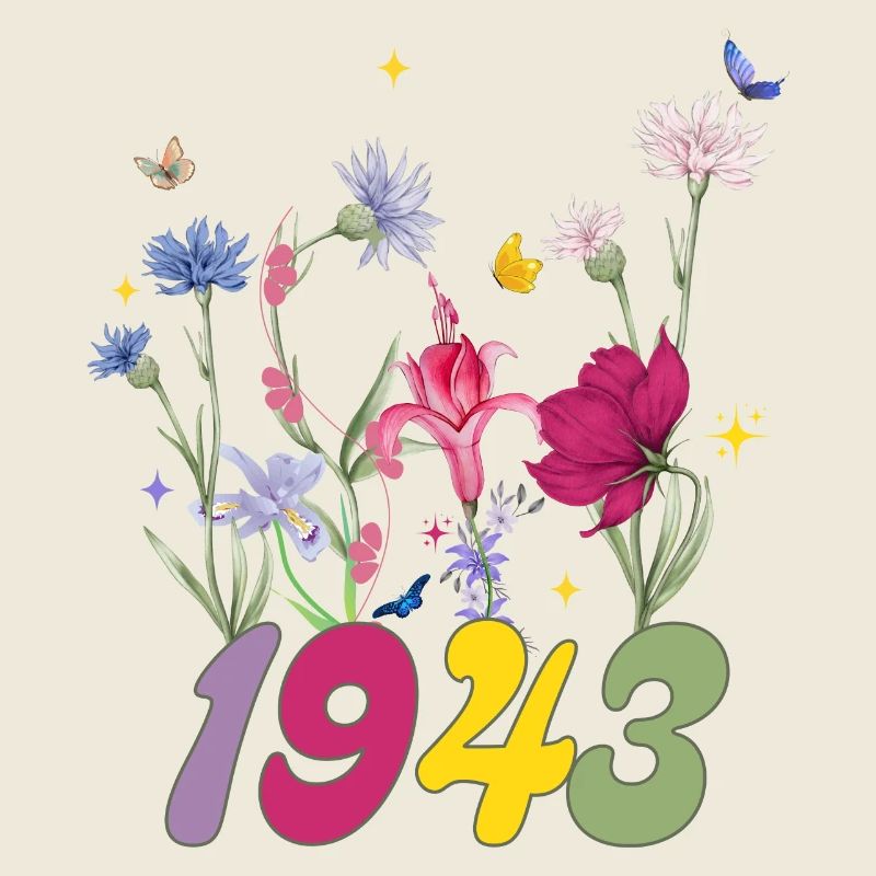 Année de naissance 1943 fleurs sauvages