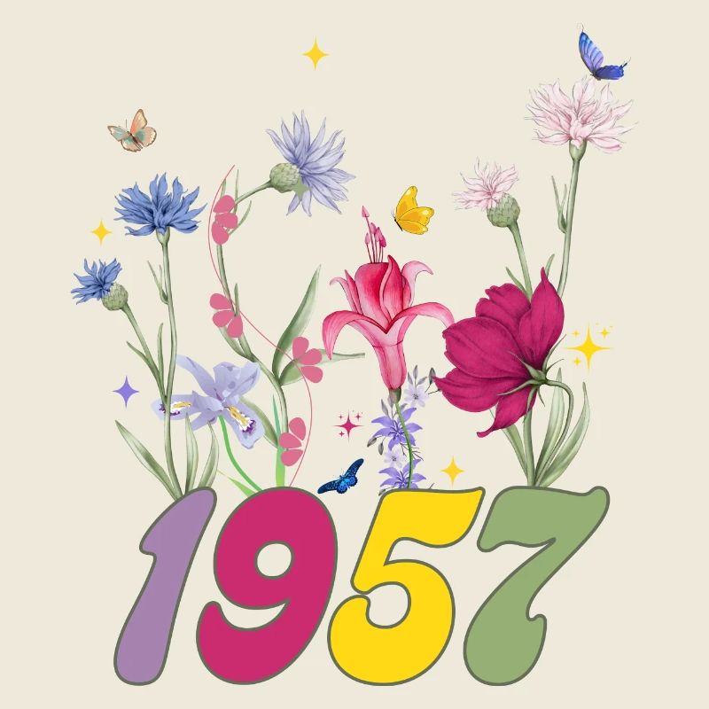Année de naissance 1957 fleurs sauvages