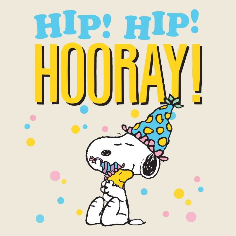 Peanuts Hip! Hip! Hooray! Birthday Design