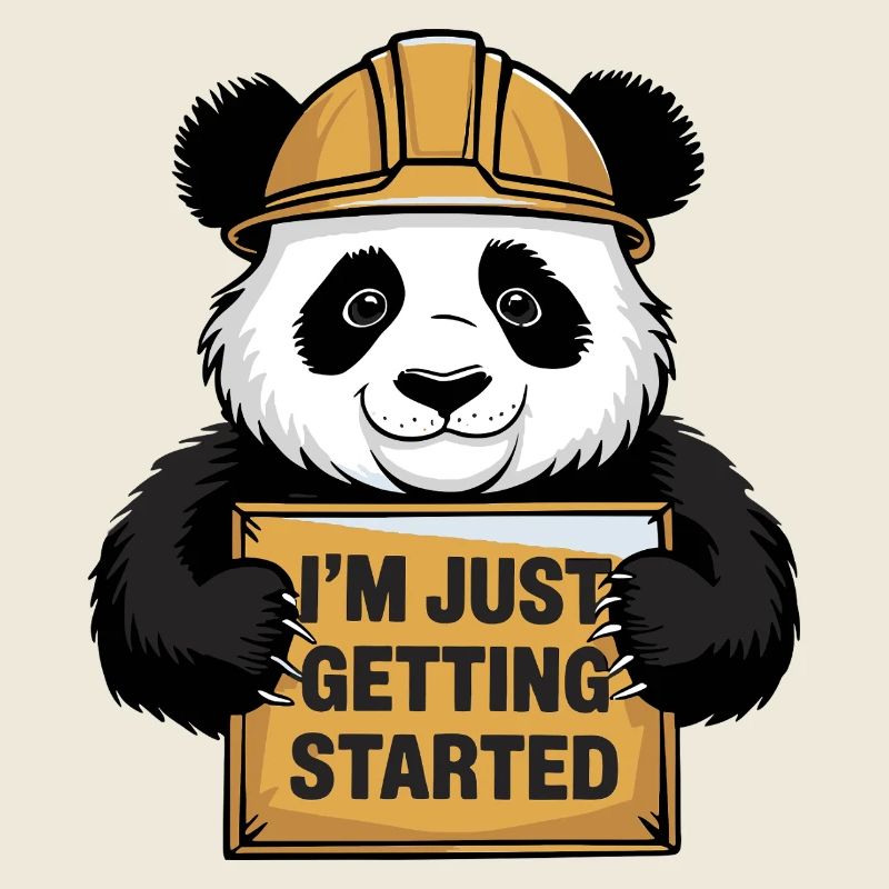 Ich fange gerade erst an Panda