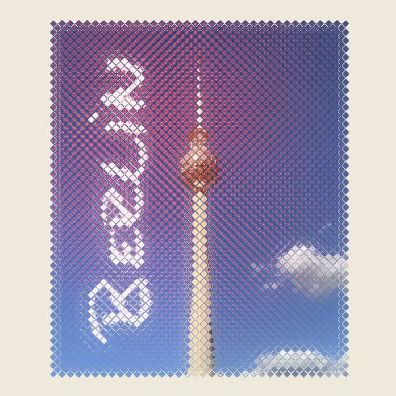 Berlin TV Tower Neon Design