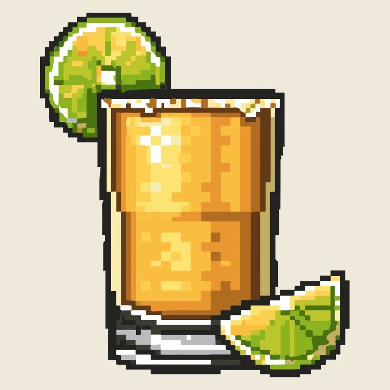 Pixelcocktail Limette Whiskey