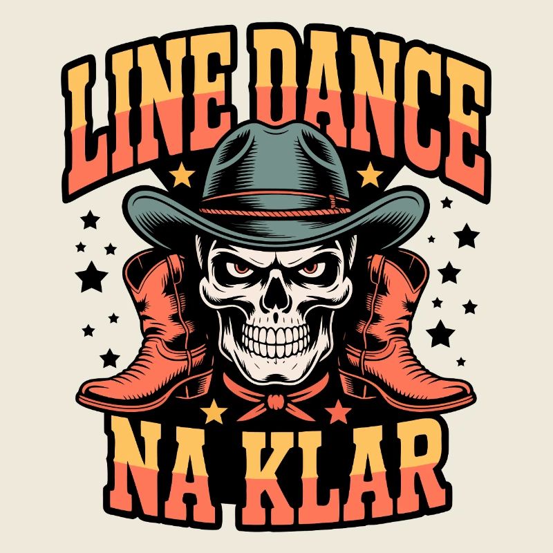 Line Dance Skull Rodeo