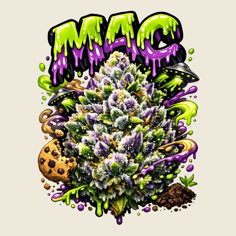 MAC Miracle Alien Cookies Graffiti-Druck