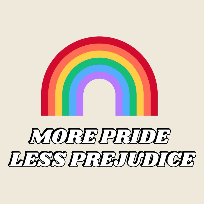 More Pride Less Prejudice rainbow