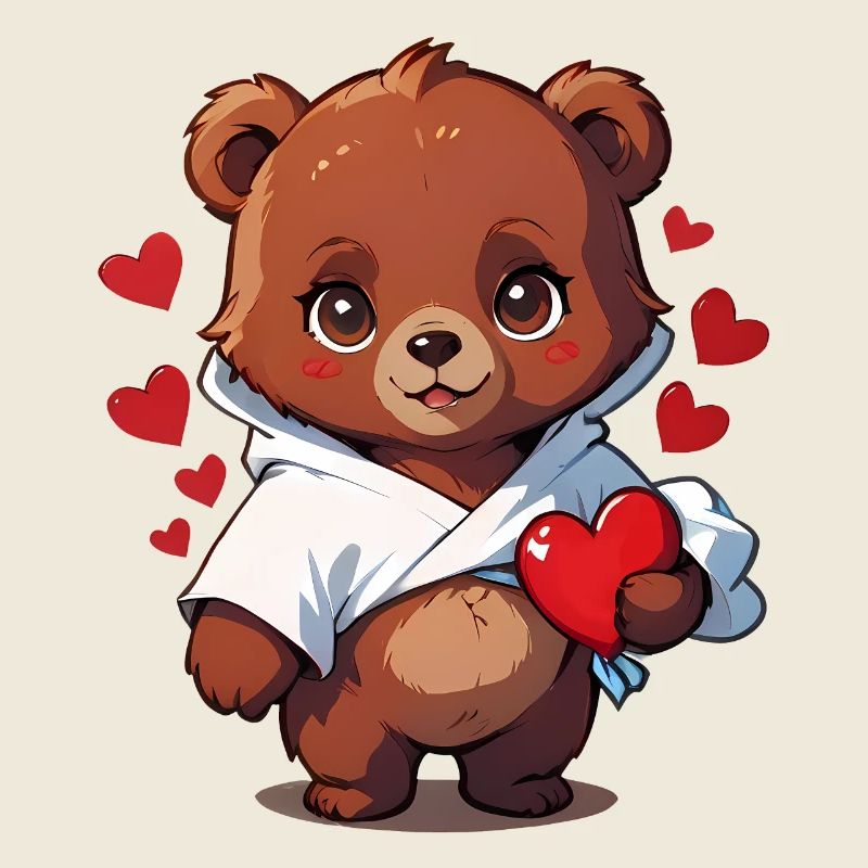 Verschenke dieses süße Bärchen zum Valentinstag