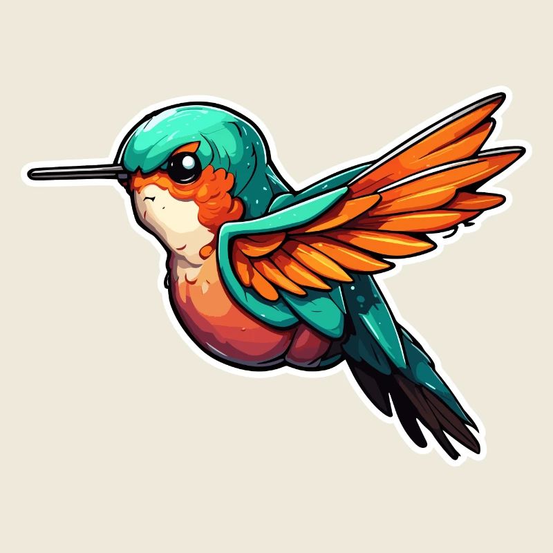Kolibri / Vogel / Tier / fliegen / Flügel / Federn