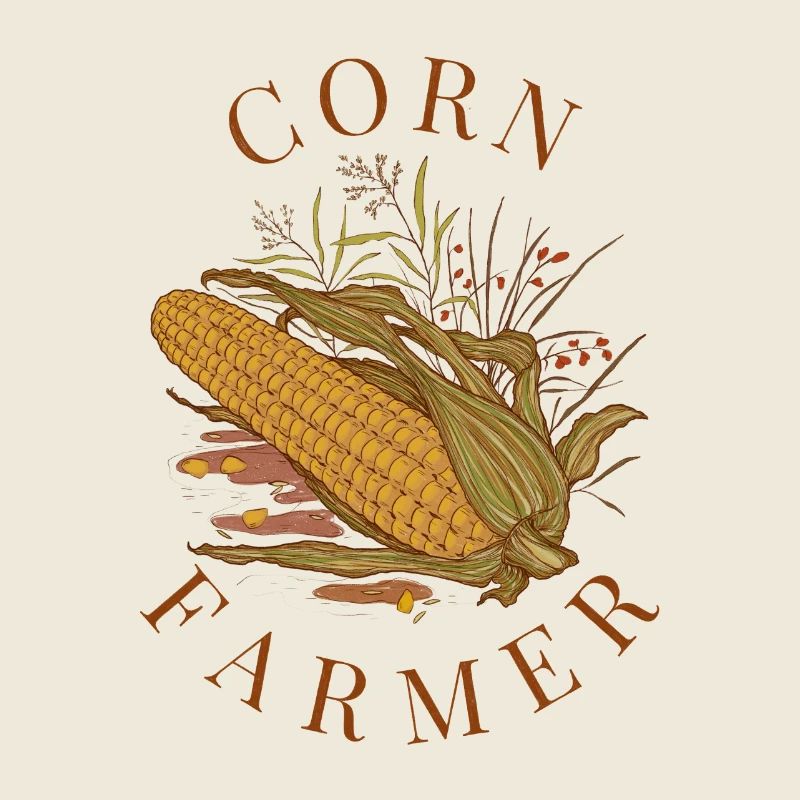Retro Corn Farmer