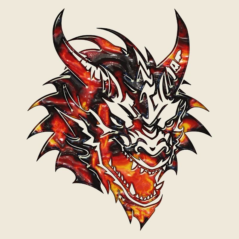 Fantasy Dragon Anime Dragon Head Reptile mythique