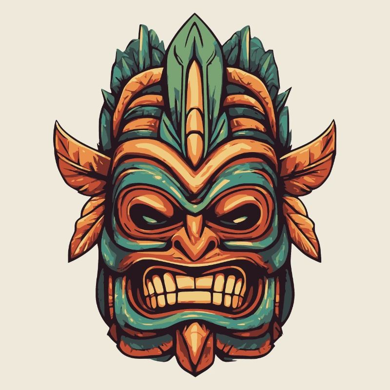 Tiki mask