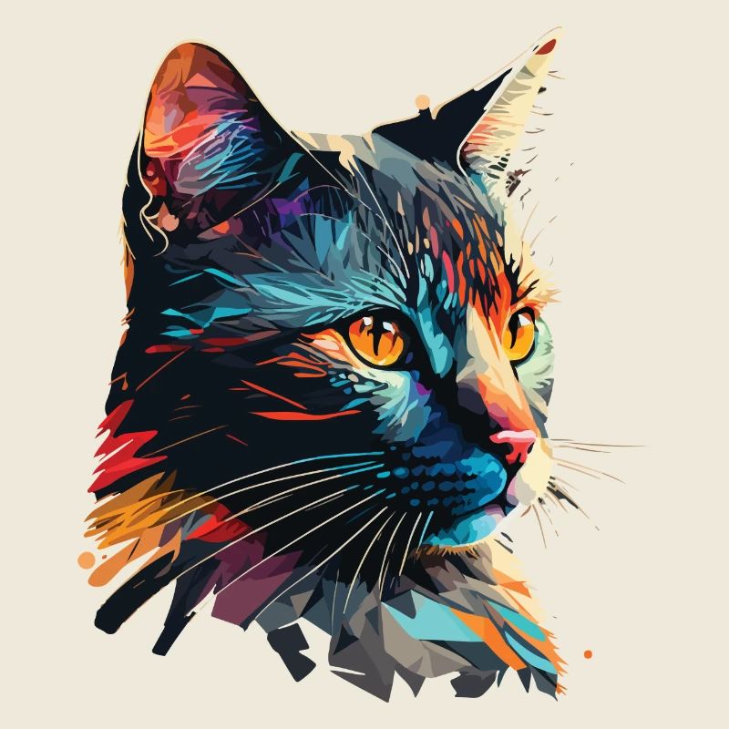 Bunte Katze