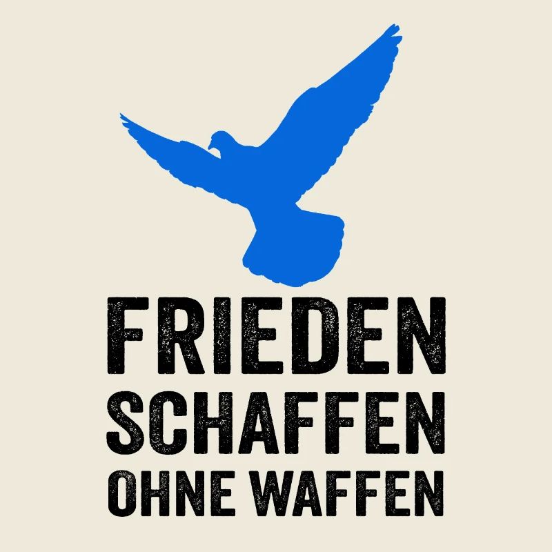 FRIEDEN SCHAFFEN OHNE WAFFEN mit Friedenstaube
