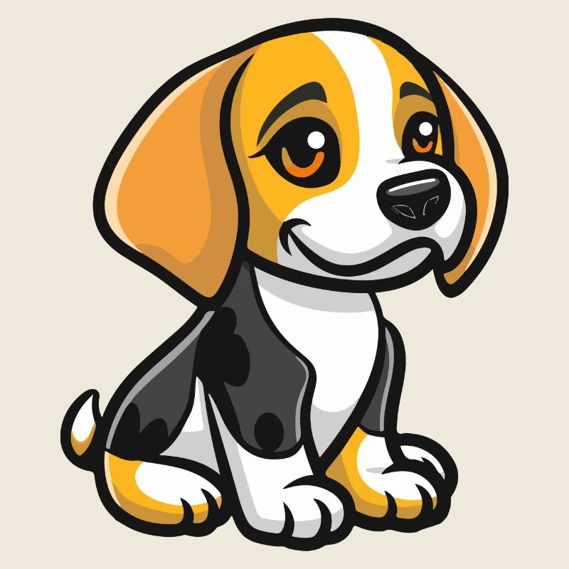 Bande dessinée d’animaux de chien