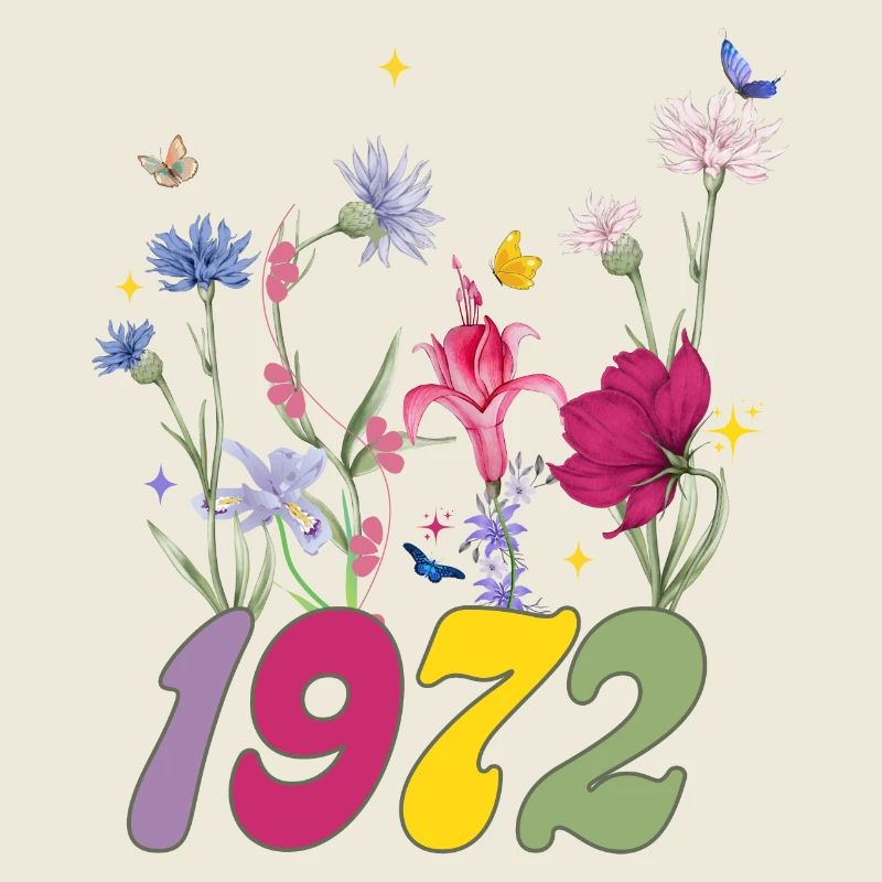 Année de naissance 1972 fleurs sauvages