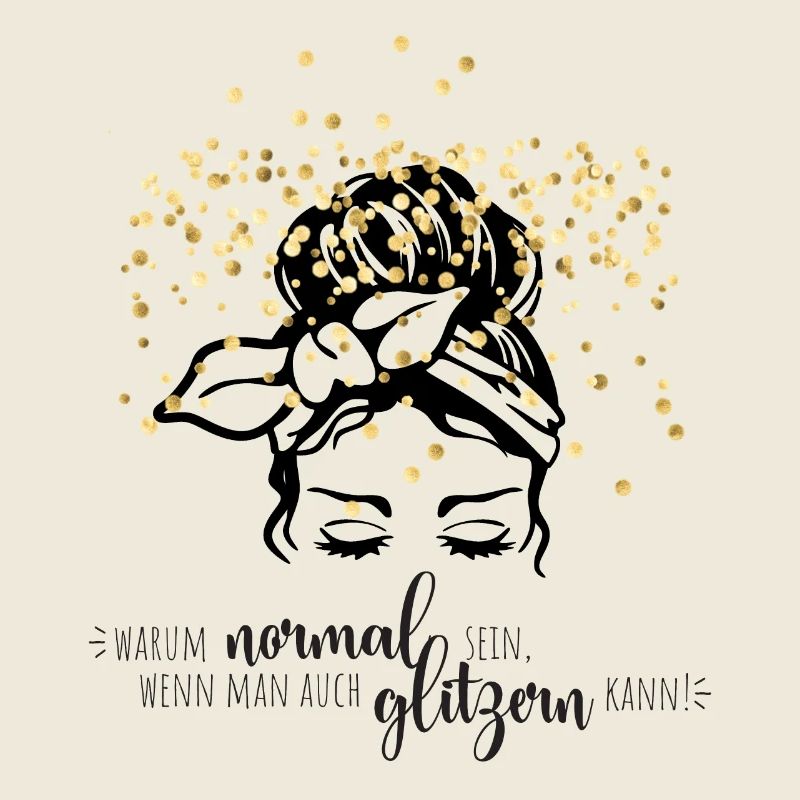 Glitter confetti saying