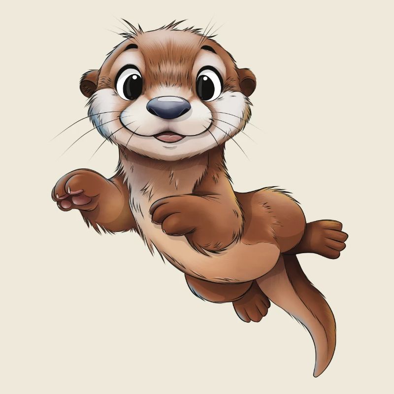 Niedlicher Otter