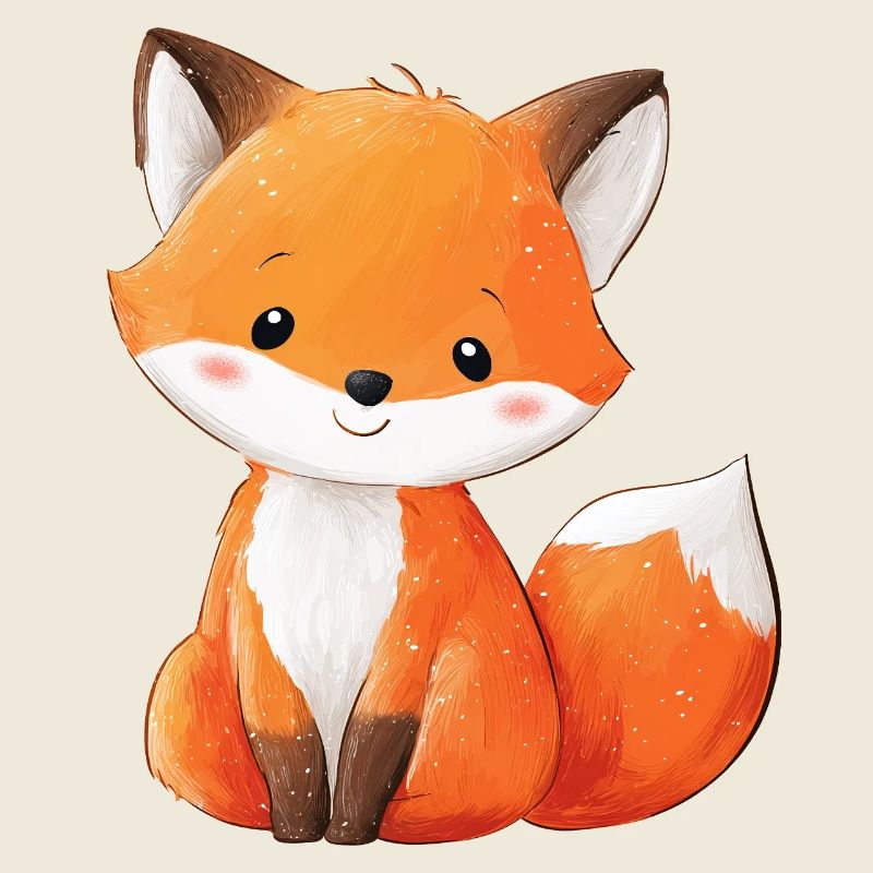 Mignon bébé renard