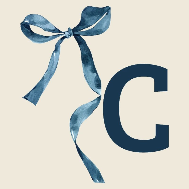 Monogram c Geschenkidee