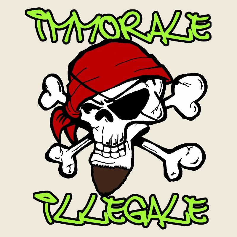 Skull Pirate TShirt Design
