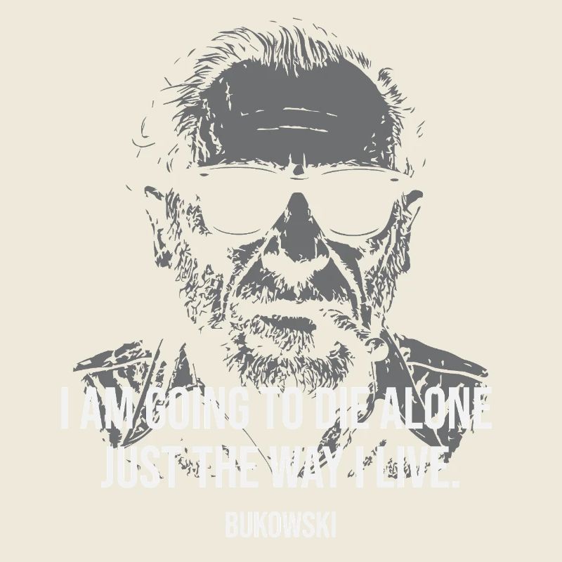 Citation du portrait de Bukowski sur les introvertis