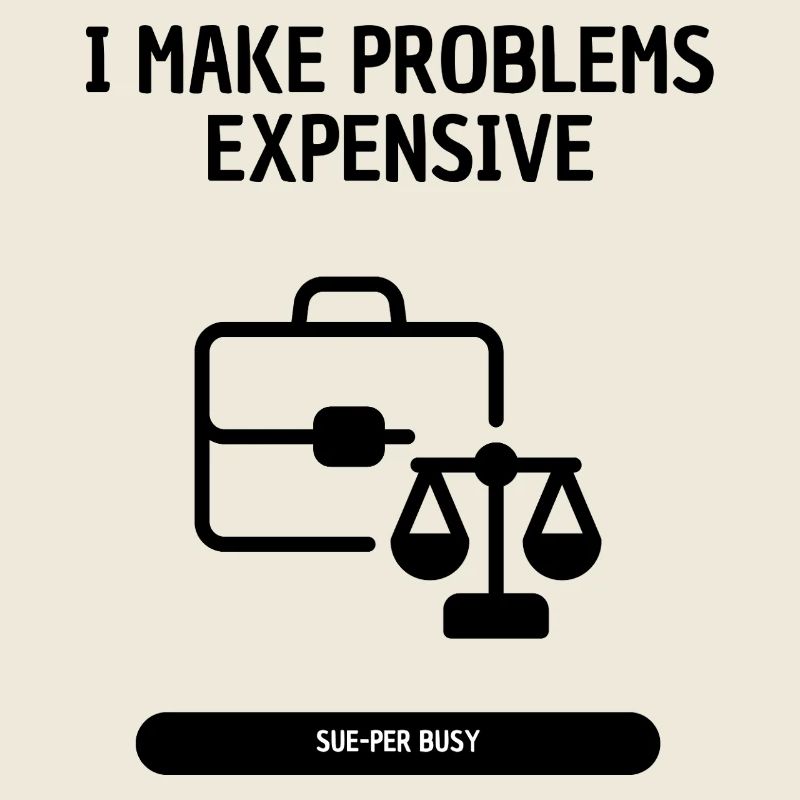 Super Busy Typo Shirt - Anwalt
