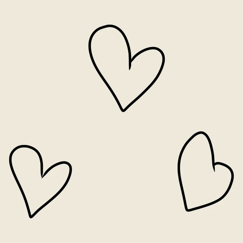 Three Hearts Heart Love