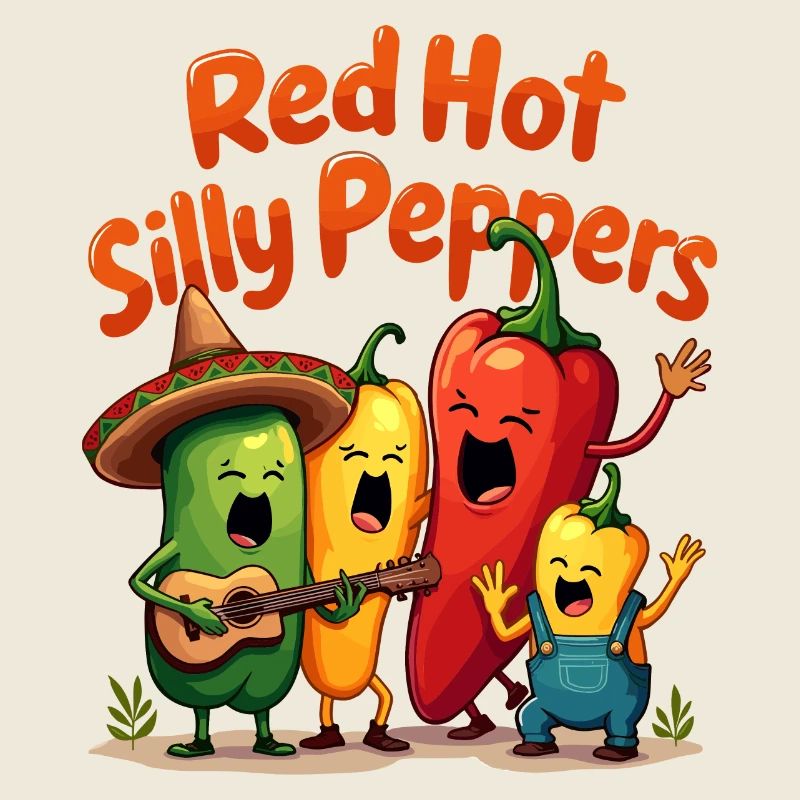 Piments ridicules rouges