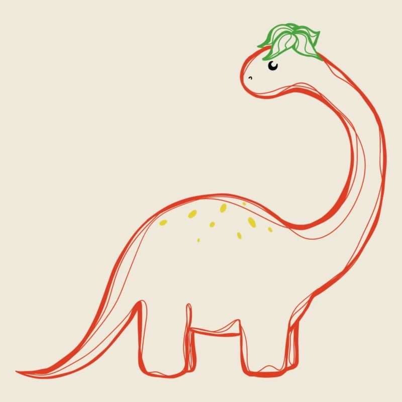 Dinosaurier Erdbeere